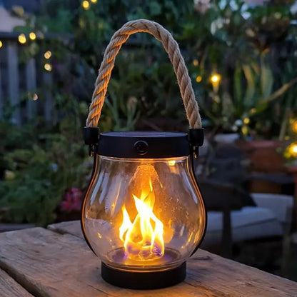 4-Pack Solar Lantern Outdoor Lights
