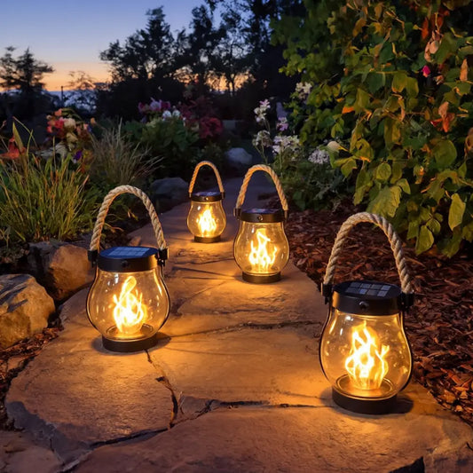 Solar Lantern Outdoor Lights