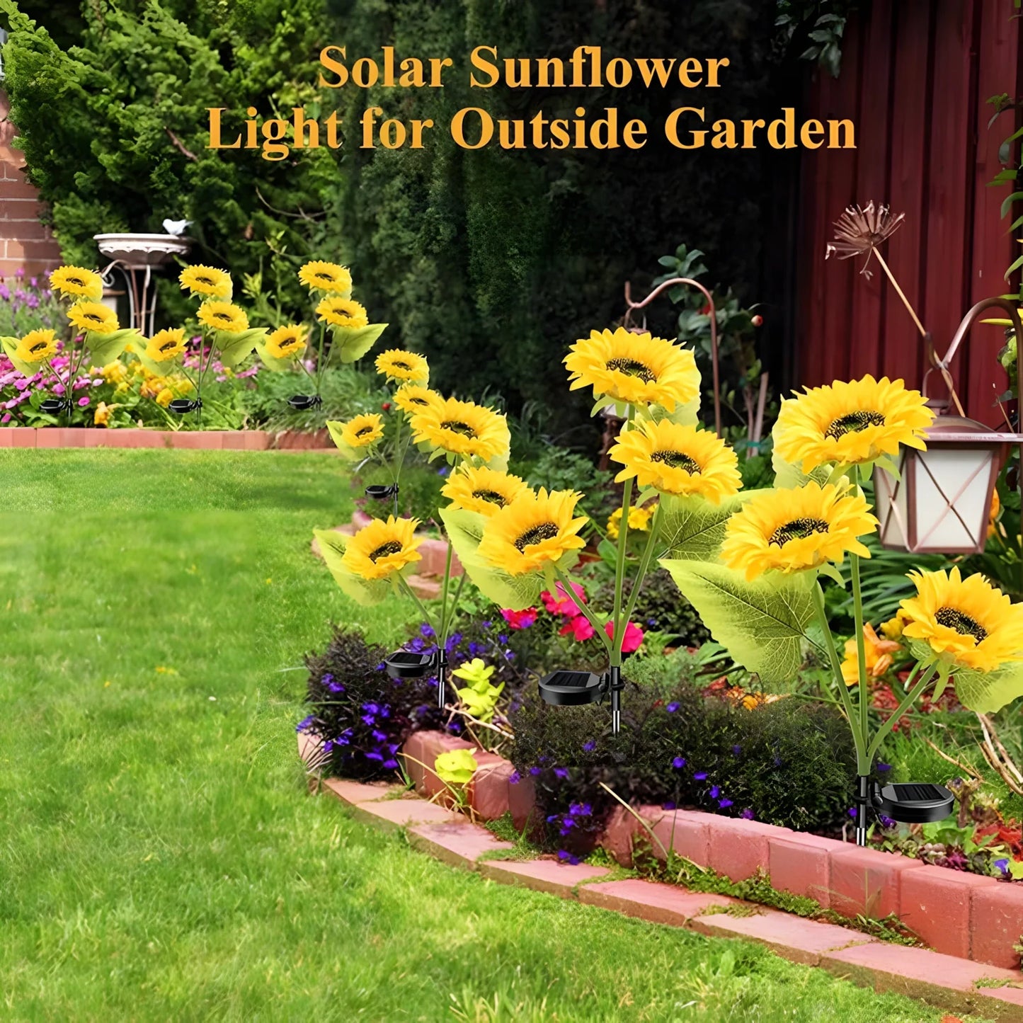Solar Sunflower LED Lights