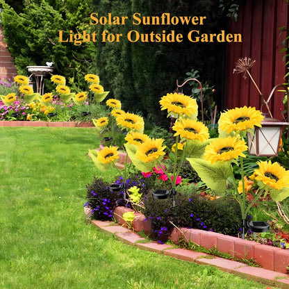 Solar Sunflower LED Lights