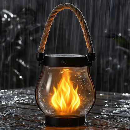 4-Pack Solar Lantern Outdoor Lights